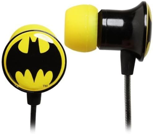 DC Comics Batman Logo Metal Ear Buds