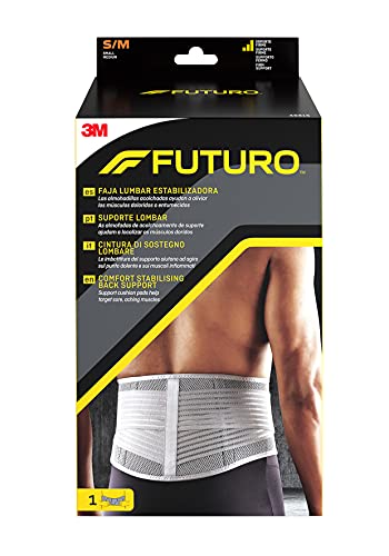 FUTURO Faja Lumbar Estabilizadora - S/M (73.6 - 99.1 cm) - Ayuda a Aliviar los Músculos Doloridos o Entumecidos