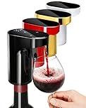 5-in-1 Electric Wine Decanter with Aerator,Smart Liquor Dispenser Adjustable 1‑999ml Dosing, Whiskey Pourer,Automatic Liquor Bottle Pump,Birthday Gifts for Him/Her/Women/Men(Black)