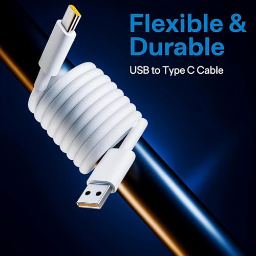 Image of Original 65W Super Vooc Cable, USB Type-C to USB-A for Realme XT, Realme XT 730G, Realme X2, Realme C12, Realme 6 Pro, Realme Narzo 20A, Realme 7 Data Sync Fast Charging Cable