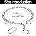 Kettenhalsband Hund, 65cm Hundehalsband Kette Edelstahl Hundehalskette mit Sicherer Schnalle Verstellbare Hundehalsband Kette Halsband für Hund Spazieren Gehen