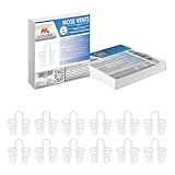 Nose Vent Sinus Relief Dilator (Pack of 12 Small Size) Hard Cone Vents - A Simple Solution for Nasal Snorers - Reusable Snoring Device to enjoy a peaceful night's sleep - by Mobi Lock