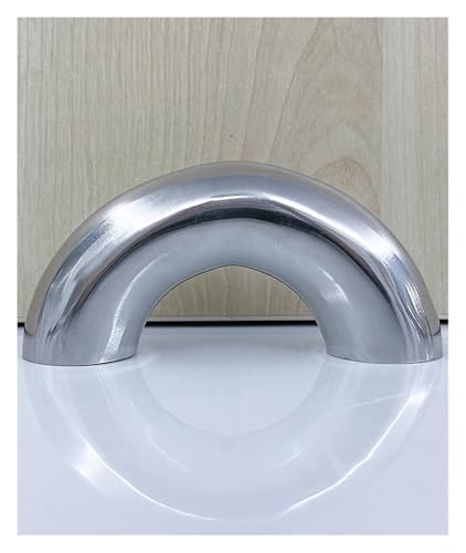 Coude à 180 degrés en inox de 76mm, connecteur de tuyau SUS304 à souder de 2mm