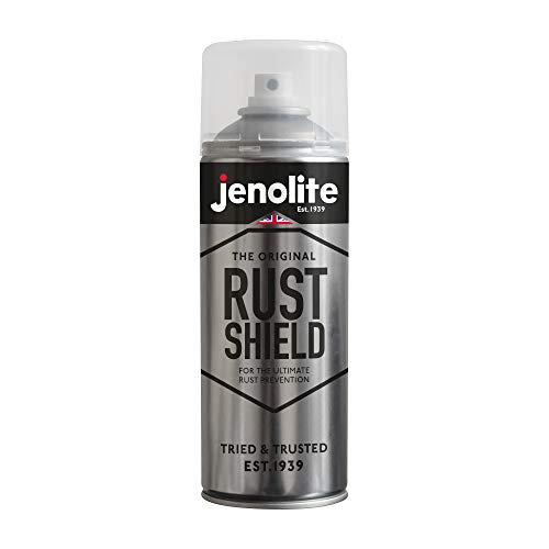 JENOLITE- Spray antirouille pour métal. Protection permanente contre la corrosion. Spray acrylique vernis transparent. Couleur : Transparent. Contenu : 400ml.