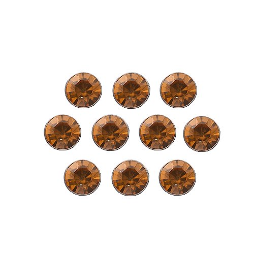 協進エル 附属金具 クリスタルリベット 5mm アンバー 10コ入 1170422-04 70422-04