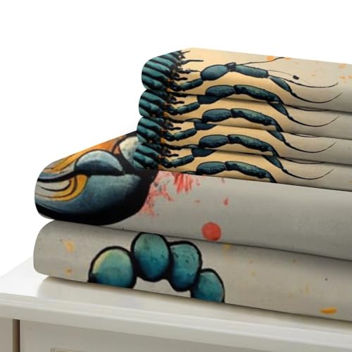 Linge de lit Noël Super King en microfibre haute densité résistante et durable 260x220 - 7
