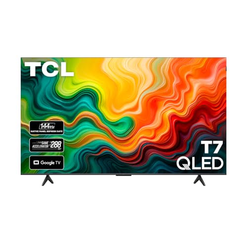 TCL Amazon Exclusive 65 Inch Class T7 Series | 4K QLED HDR Lag-Free Smart Google TV | 65T7, Latest Model | 120Hz-144Hz High Brightness, Dolby Atmos, Alexa Voice Remote AI Streaming Gaming Television