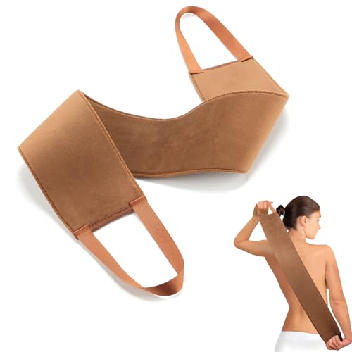 KELILO Luxury Velvet Back Tanner Applicator - Streak-Free Natural Lotion Applicator for Back Tanning Mitt for Lotion Cream