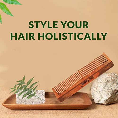 The Legend Organic Pure Neem Wood Comb (Neem Comb) #TOP5