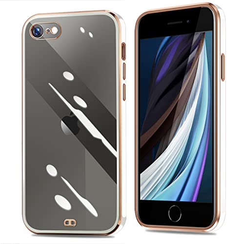 iPhone SE3 / iPhone SE2 / 8 / 7 P[X NA ^ SʕیJo[ ϏՌ TPU y iPhone SE2 Jo[ (GKg)