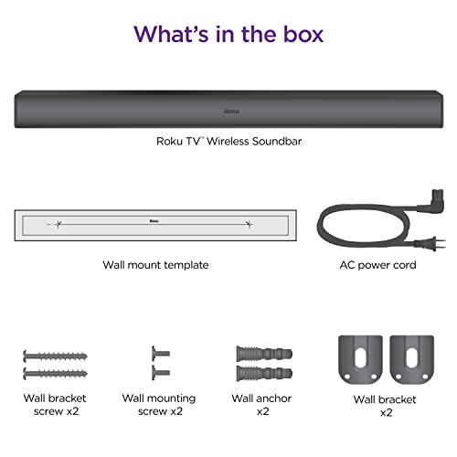Roku 9301R Tv Wireless Soundbar, Soundbar Exclusively For Rokutv With Enhanced Stereo Sound, Clear Dialogue thumb #5
