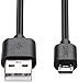 Smays Extension Cable Replacement for Blink Mini, Eufycam 2c, Wyze Cam V3 or Pan V2, Yi Camera, NestCam - Power Cord 25 ft Black, 3-Pack