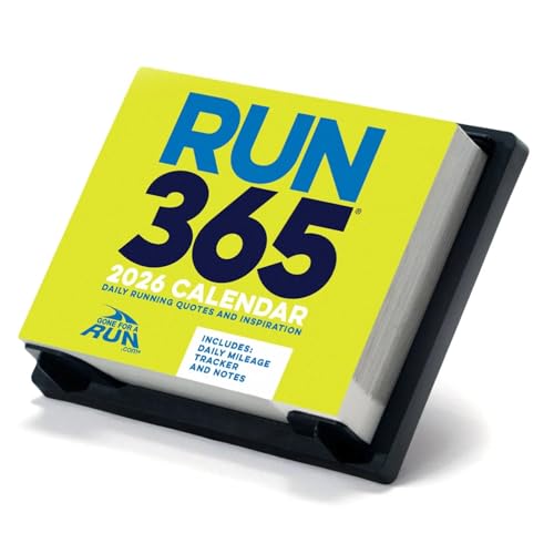 Gone for a Run 2026 Runner's Daily Desk Calendar Daily Running Quotes and Inspiration for...