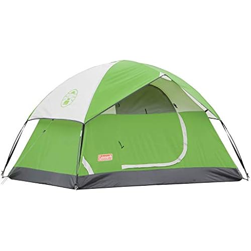 Coleman Sundome Camping Tent with Rainfly, 2/3/4/6 Person Tent Sets Up in 10 Mins, Weatherproof Shelter for Camping, Festivals, Backyard, Sleepovers, & More