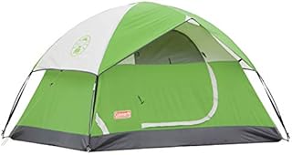 Coleman Dome Camping Tent | Sundome Outdoor Tent with Easy Set Up , Green, 6 Person