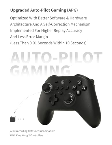 Image of GuliKit KK3 PRO Wireless Game Controller,Hall Effect Joysticks & Triggers,1000HZ Polling Rate Maglev /HD /Rotory Vibration Compatible with Switch 2 /Switch /PC /Android, Switch2 Wake Up, APG Button, Turbo