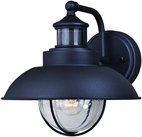 Harwich Dualux 10In. Outdoor Wall Light Textured Black
