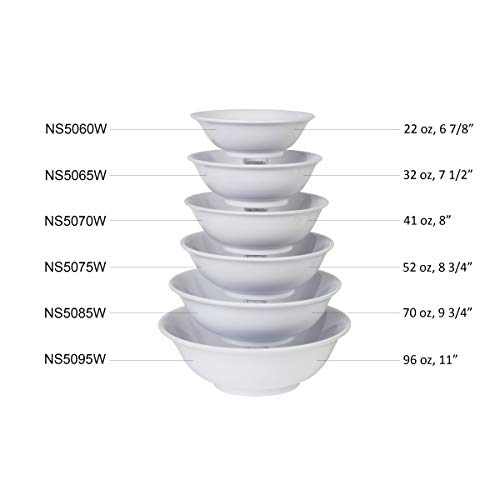 Thunder-Group-Nustone-white-melamine-dinnerware-collection-6875-inch-22-oz-rimless-bowl-comes-in-dozen