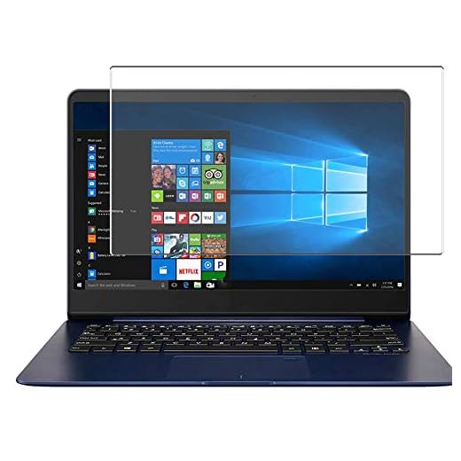 Vaxson Skärmskydd i härdat glas, kompatibel med ASUS ZenBook 14 UX430UA/UX430UN 14" synligt område, 9H filmskydd skydd skydd [INTE fodralskydd]