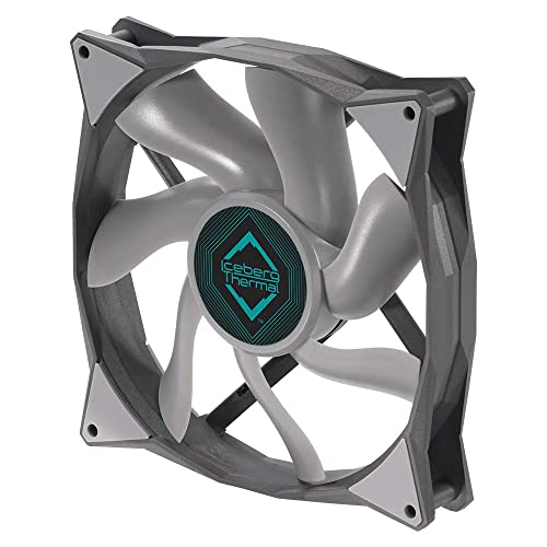 Iceberg Thermal IceGALE Ventilateur de boîtier PWM Premium, 140 mm, gris