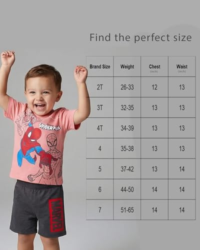 Image of Marvel boys Spiderman Crew Neck Short Set