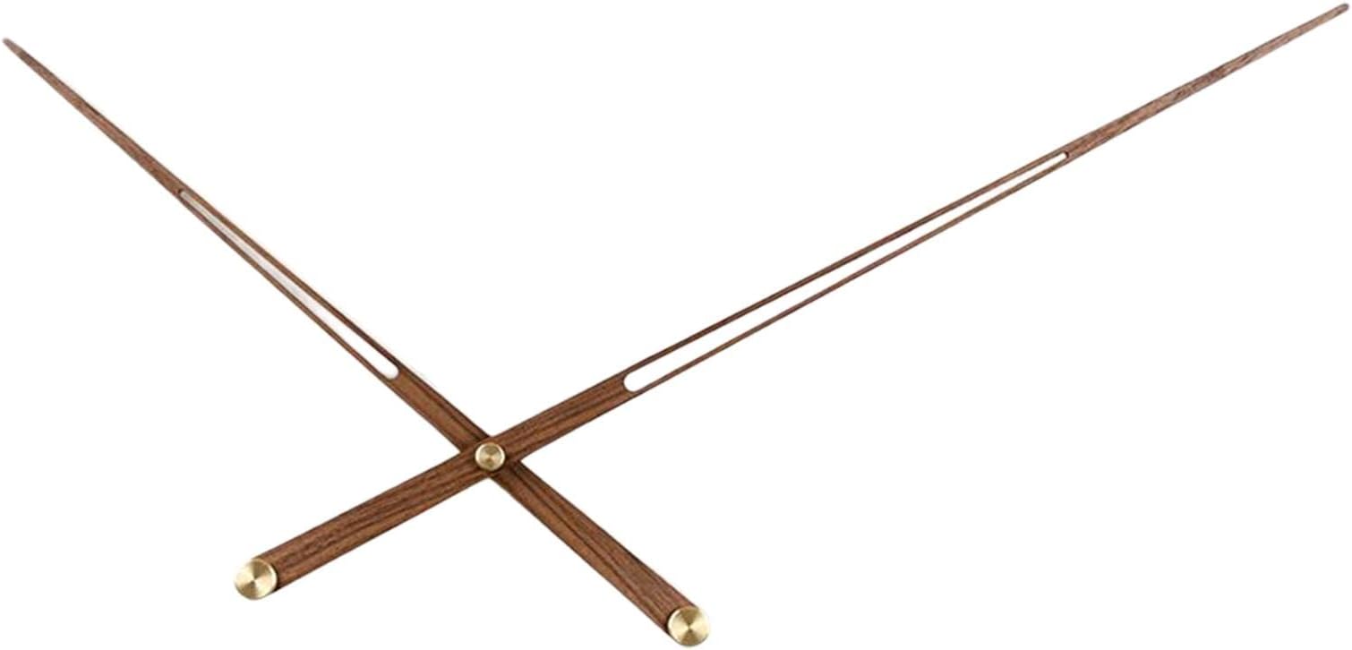 Clock Hands Attachments Components Replacement Black Walnut Wall Clock Pointer for Clocks Mechanism Clock Household, Counterweight 15mm