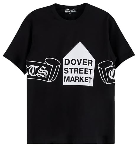 Chrome Hearts, Pre-Loved Men's Comme Des Garcons Scroll Label T-Shirt, M, Black