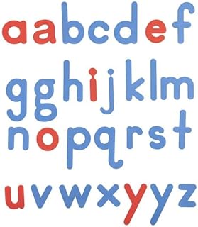 Really Good Stuff EZread Soft Touch Jumbo, Foam, Color-Coded Magnetic Lowercase Letters