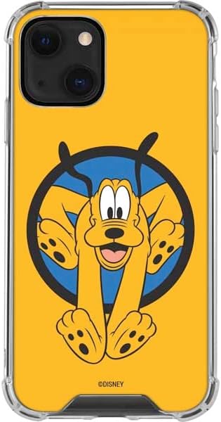 Skinit Clear Phone Case Compatible with iPhone 13 - Officially Licensed Disney Friends Pluto Design