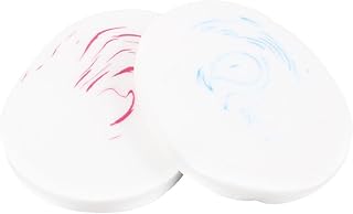 Ruilogod Esponja suave azul rojo maquillaje b...