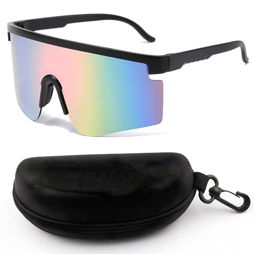 behone Gafas rápidas Rave polarizadas UV400 para bicicleta, material de PC, protección contra el viento para ciclismo, correr al aire libre