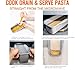Microwave Pasta Cooker with Built-In Portion Tool, BPA-Free Microwave Pasta Maker for Spaghetti, Ramen & Vegetables, Dishwasher Safe
