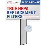 LifeSupplyUSA Replacement True HEPA Filter Compatible with Rowenta XD6070 XD6075 fits PU4010 - PU4015, PU4020 - PU4025 Intense Pure Air Purifiers