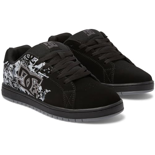 DC Shoes Gaveler - Leather Shoes for Men - Lederschuhe - Männer - 43 - Schwarz,