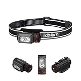Coast WPH10R 1000 Lumen Rechargeable LED Headlamp with Magnetic Tailcap and Red Light Mode, Lightweight, IP67 Waterproof