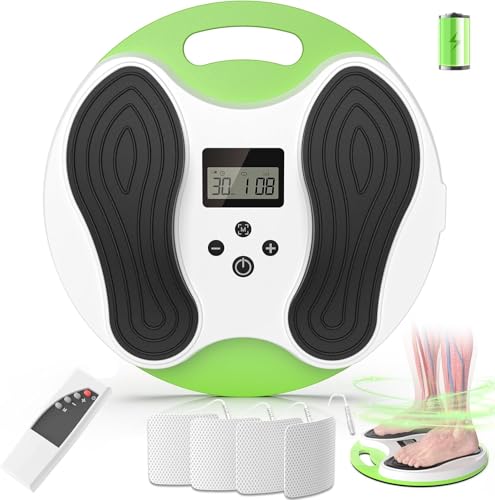 4-in-1 Medic Durchblutungs-Stimulator Beine & Füße EMS Fußmassagegerät Fussmassagegerät elektrisch für Beinschmerzen & Schwellungen lindern Krämpfe reduzieren Durchblutung verbessern