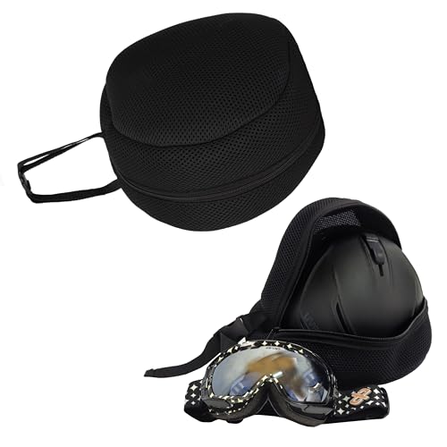 Rawstyle Helmbeutel Helmsack Helmtasche für Skihelm und Fahrradhelme gepolstert atmungsativ mit Reißverschluss verstellbare Befestigungsschlaufe Tragegriff