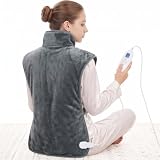 MYCARBON Coussin Chauffant Électrique pour Dos Épaules Nuque Coussin Chauffant Cervicales ...