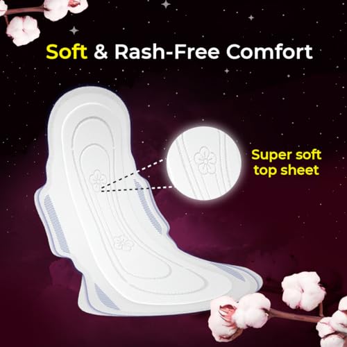 Paree Super Nights Sanitary Pads for Women (Trifold) |XXL-30 Pads|Double Feathers|Quick Absorption|Disposable Covers|Wide Coverage|Leakage... - Image 6