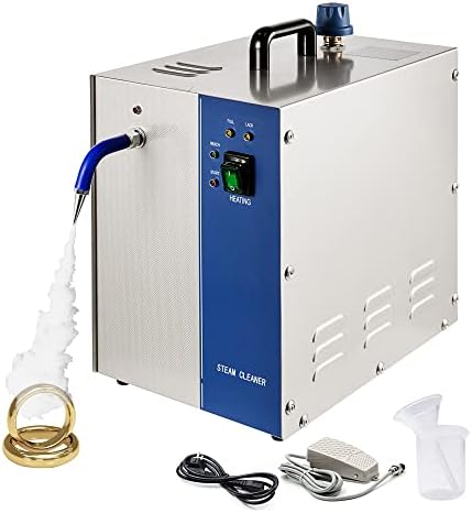 4L Heavy-Duty Stainless Steel Jewelry Steam Cleaner Machine - Professional Gem Cleaner for Diamonds, Rings, and Fine Jewelry - Powerful Cleaning Washer Equipment