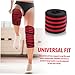 Beavorty Knee Bandage for Weightlifting Elastic Knee Sleeve for Joint Compression and Stability Design for Fitness and Sports Activities Fit for All Body Types