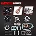 Merautop SJ Complete Cylinder Piston Crankshaft Seal Gasket Top End Rebuild Kit Replacement for Yamaha Blaster 200 YFS200 1988-2006, Replace 37F-11400-00-00 2XJ-11311-02-00 2XJ-11631-01-97