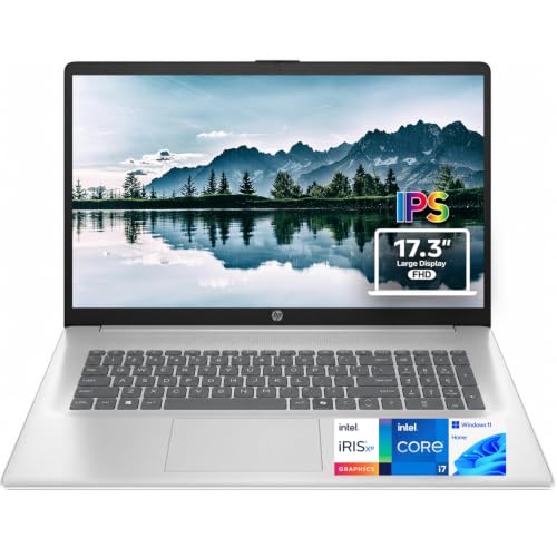 Image of HP 2026 17.3 inch FHD Business Laptop, Intel Core 13th Gen i7-1355U (10 Cores, 12 Threads, up to 5.0GHz), 64GB RAM, 1TB SSD, Wi-Fi 6, HDMI, Fast Charge, True Vision Built-in Camera, Windows 11