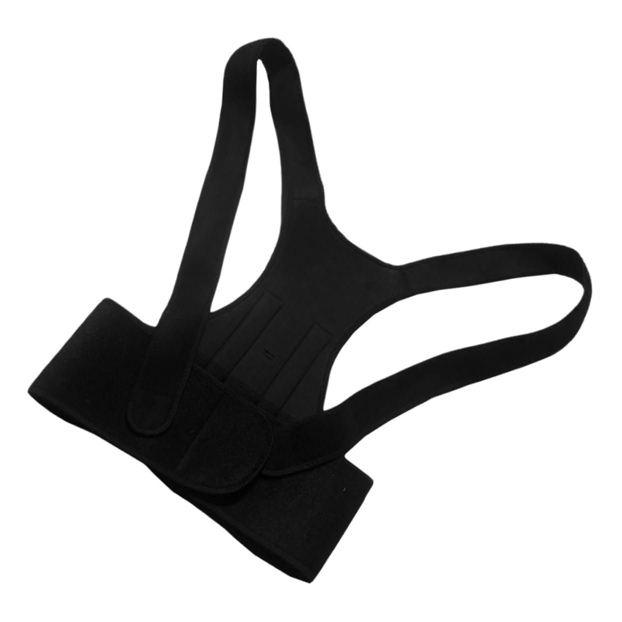 Correttore Posturale Intelligente Raddrizzatore Professionale Regolabile la Schiena Fascia Ok Nero Confortevole per Postura Migliorata per Ufficio e Sport