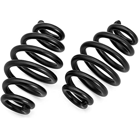 2Pcs Black Motorcycle Seat Spring 3 Inch Steel Solo Seat Barrel Springs for Motorcycle Cover
