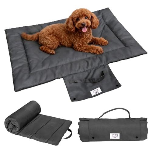 Chingcoo Hundedecke für Unterwegs 70x50cm, Wasserdicht, rutschfest & Waschbar, Faltbare Reisedecke für Auto, Camping & Zuhause - Hundebett für Kofferraum - Ideal für Reise & Outdoor