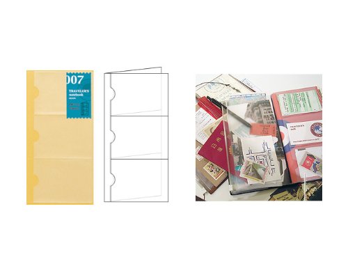 Refill 007 Midori Traveler's Notebook Standard papier japonais premium