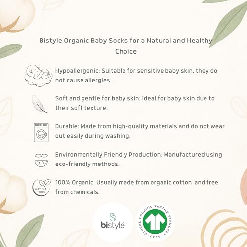 bistyle Baumwolle 6 Paar Baby Socken für Neugeborene Säugling 0-3 Monate bis 2-3 Jahre | Duftend Baby Socken | Jungen Mädchen Kleinkind Socken (as3, age, 12_months, 24_months, Senf (Gestreift))