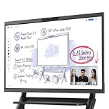 NearHub S Max Smart Whiteboard 55' 16GB+256GB 40 Touchpunkte | All-in-One Windows 11 Pro Interaktives Whiteboard 4K | Integrierte 130°4K-Kamera & 8-Mic-Array | Native Zoom Rooms & Microsoft Teams