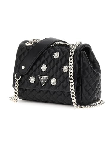GUESS Everlee Convertible Crossbody Flap, Black2